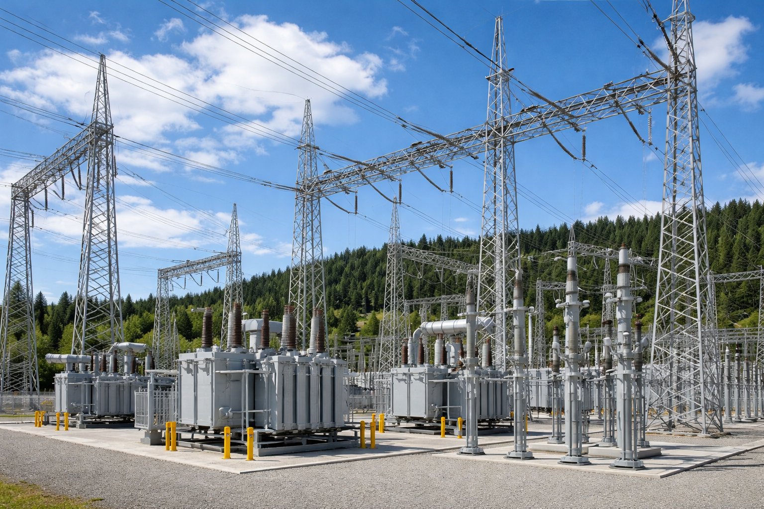 High-voltage substation